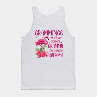 Grammingo Like A Normal Grammy Flamingo Lover Grandmother Tank Top